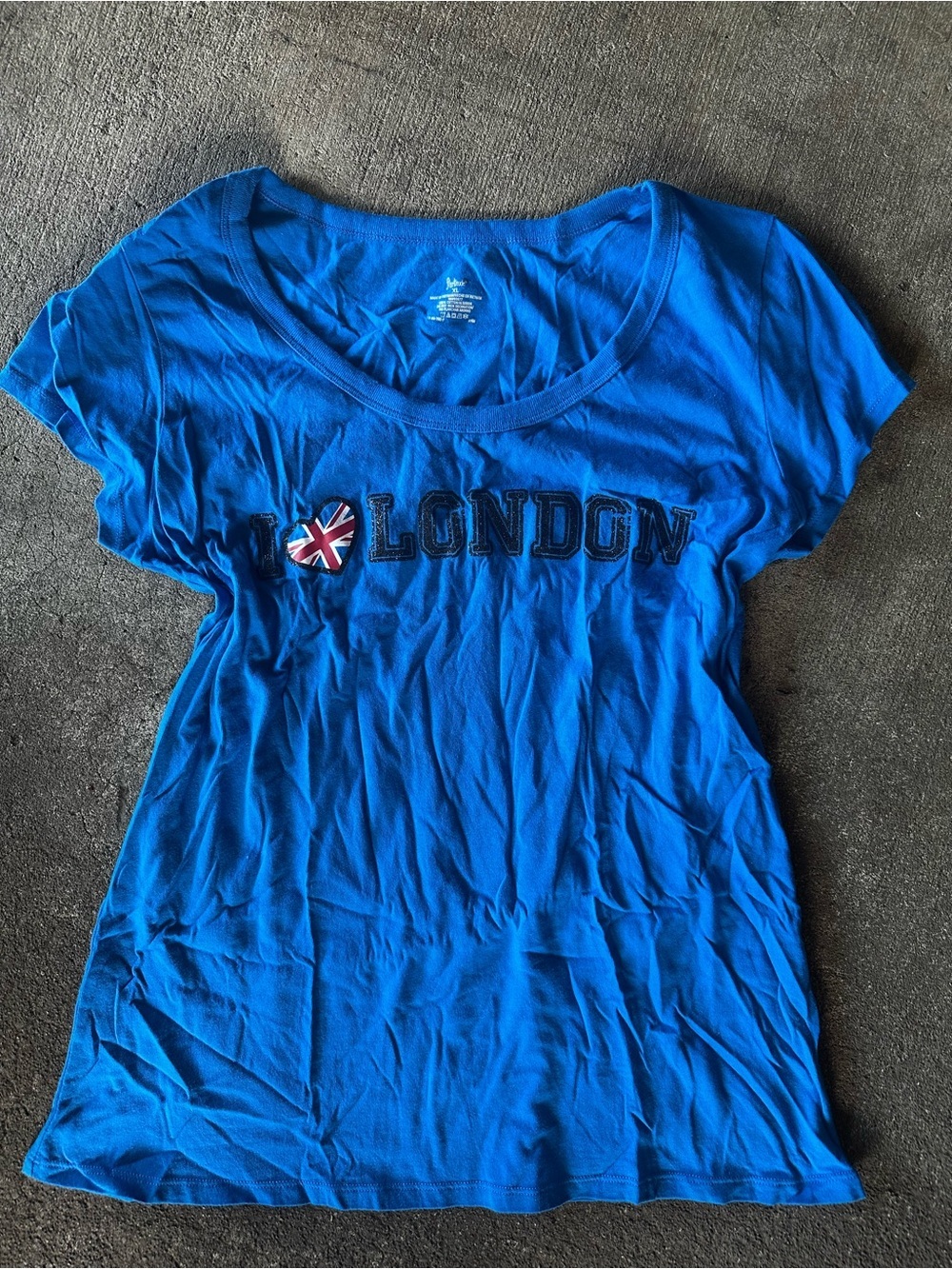Flirtitude I Love London Short Sleeve T Shirt